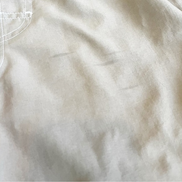 Speedo Mens Swim Trunks Sz L Mesh Lined Pockets Black Tan Short Long Lot 2x - Picture 4 of 12